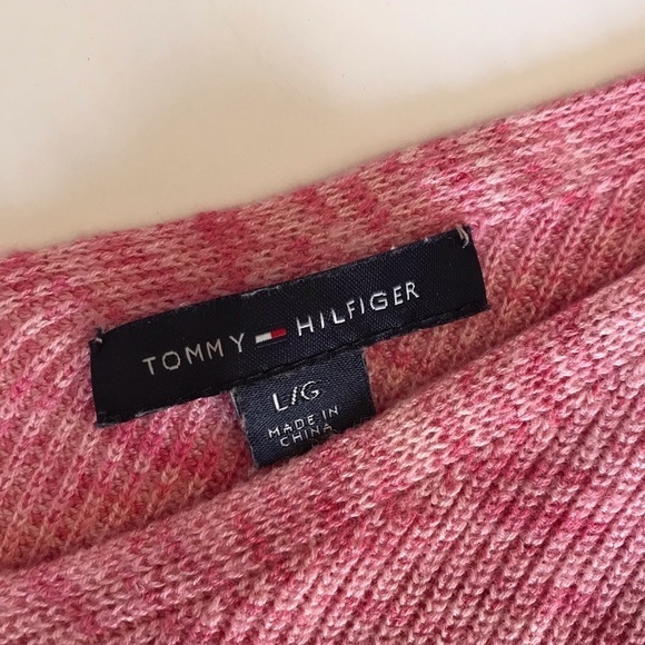 Tommy Hilfiger Space Dyed Cold Should Knit Top Size Large - Picture 3 of 6